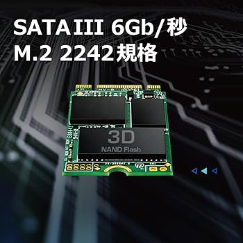 トランセンド・ジャパン 64GB M.2 2242 SSD SATA MLC Amazon | 64GB、M.2 2242 SSD、SATA3 B+Mキー、MLC